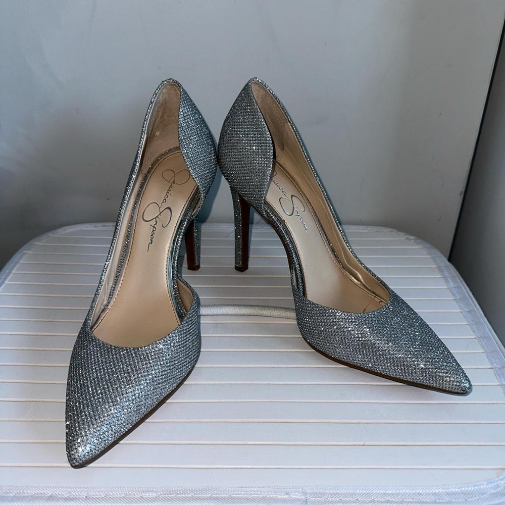 Sparkle heel/pump
